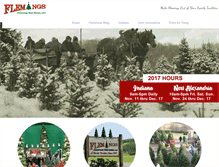 Tablet Screenshot of flemingstrees.com